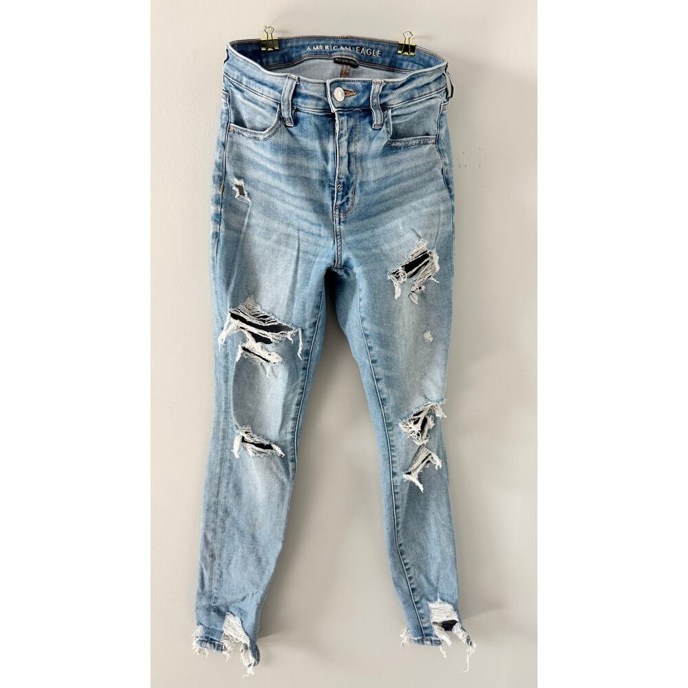 American Eagle Next Level Stretch Distressed Skinny Jeans – Women’s Size 6